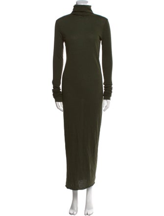 Rick Owens Turtleneck Long Dress