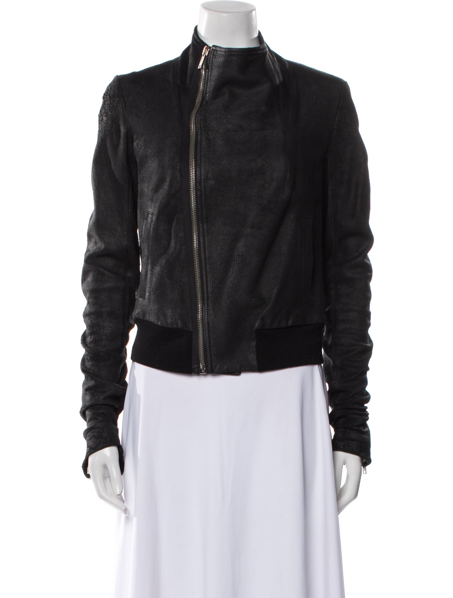Rick Owens Leather Biker Jacket