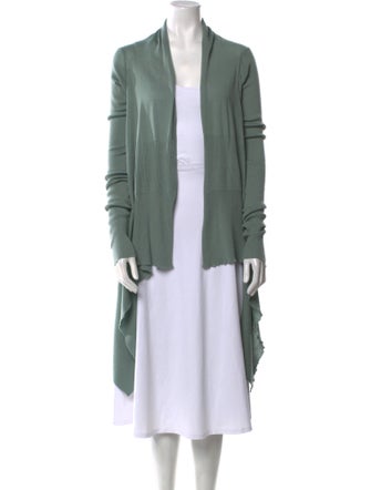 Rick Owens Cashmere Open Front Tunic