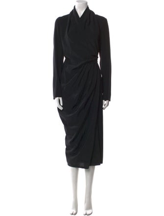 Rick Owens Silk Long Dress