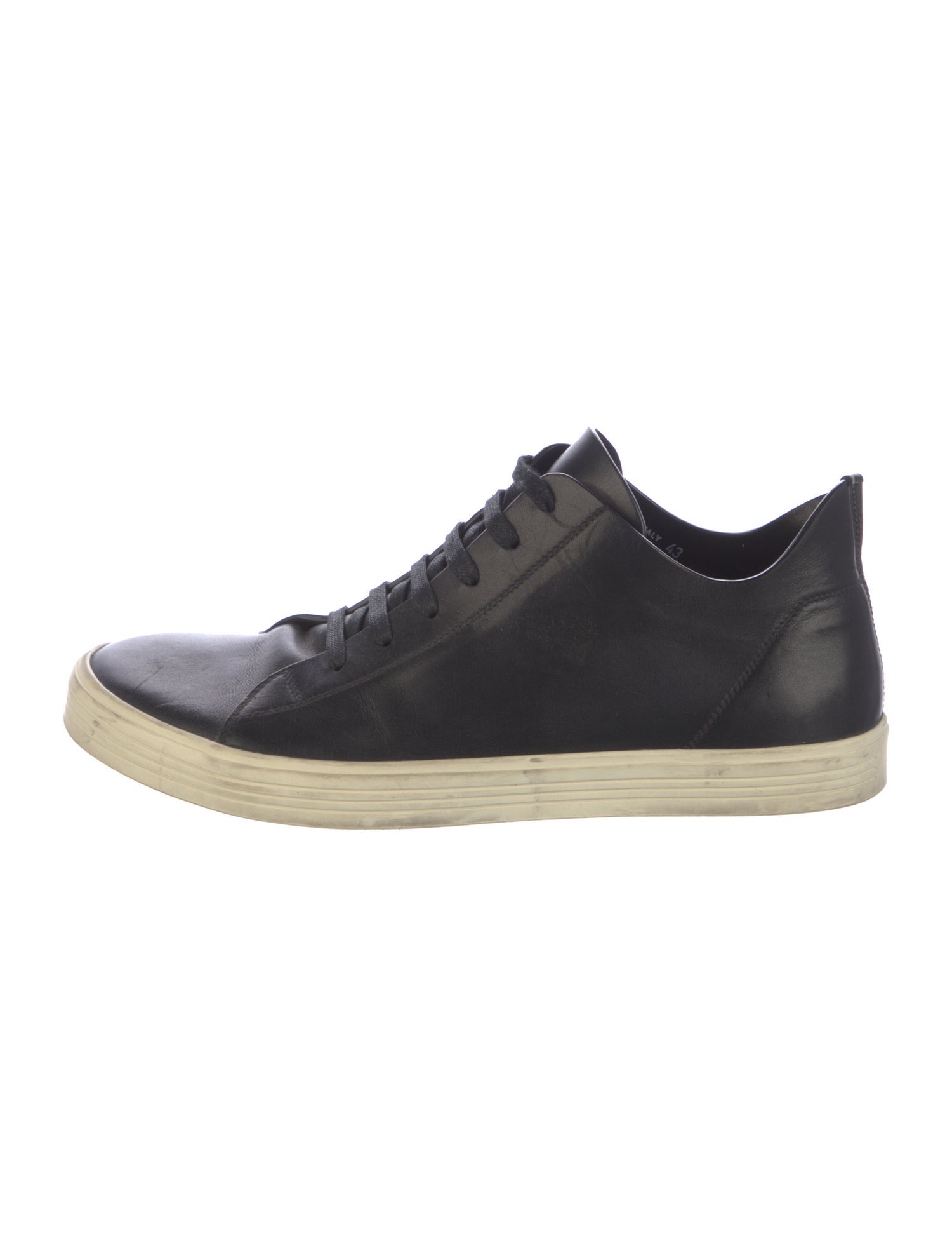 Rick Owens Leather Sneakers