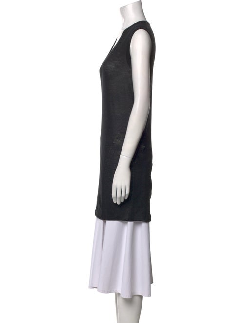 Rick Owens Cowl Neck Sleeveless Tunic