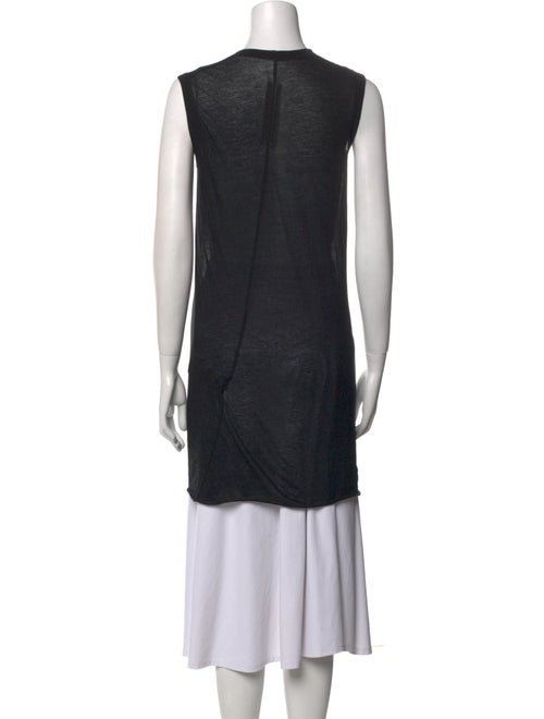 Rick Owens Cowl Neck Sleeveless Tunic