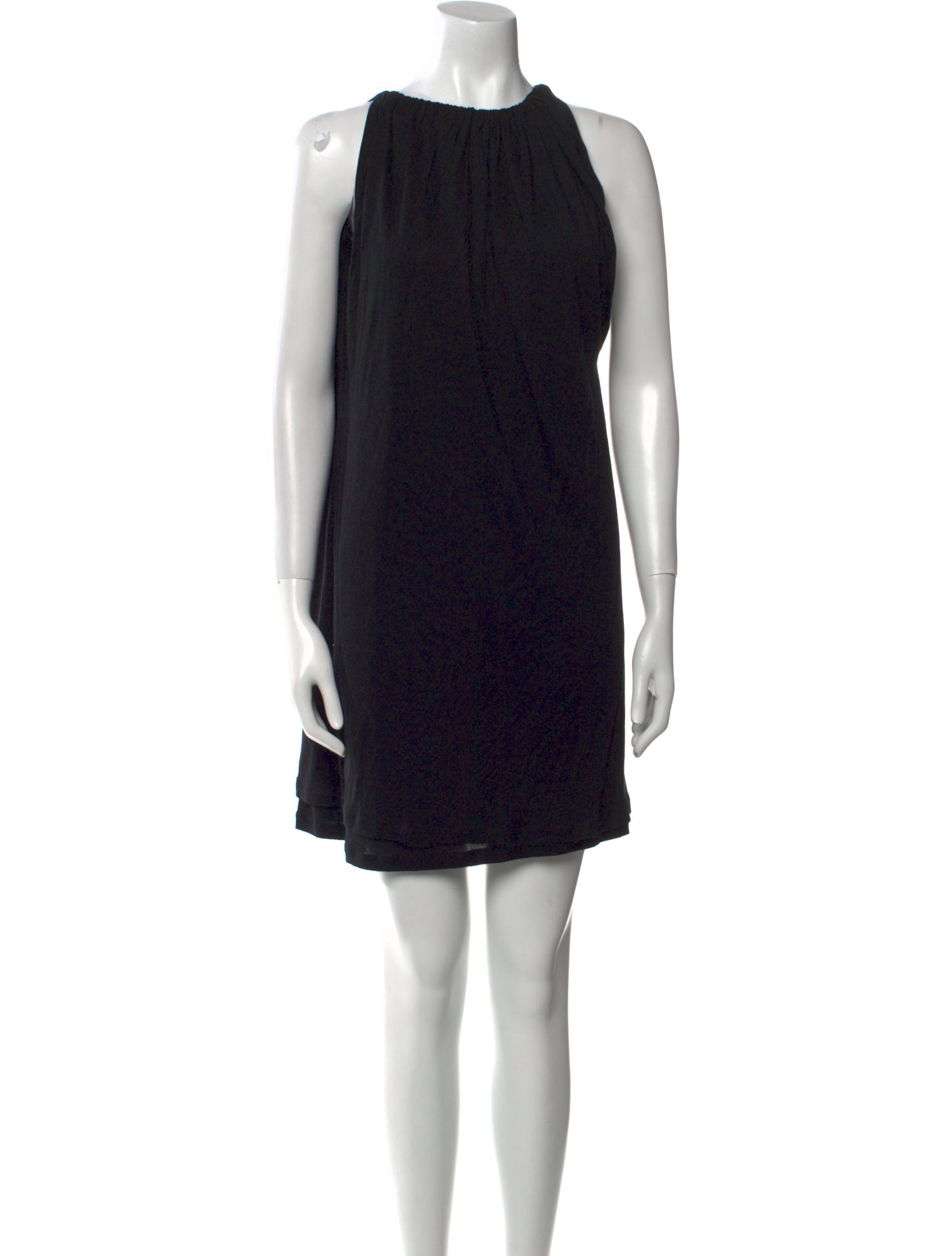 Rick Owens Crew Neck Mini Dress