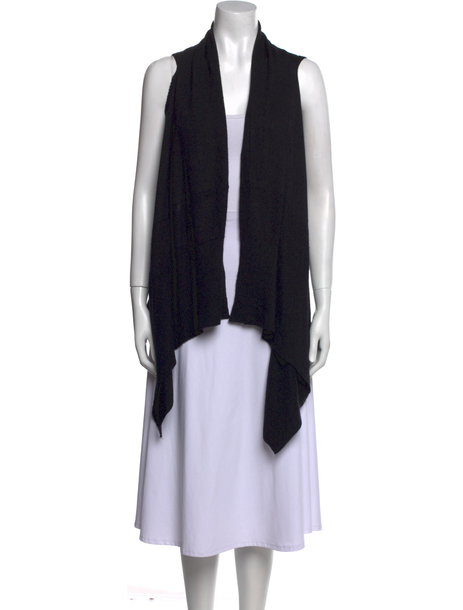 Rick Owens Cashmere Open Front Sweater