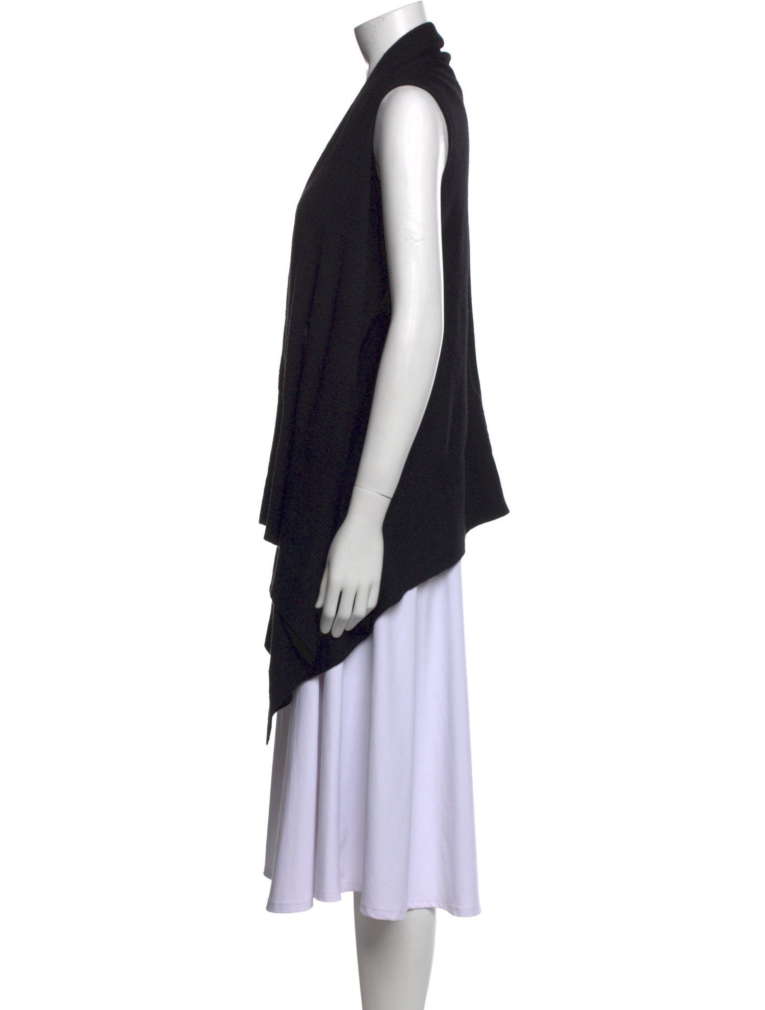 Rick Owens Cashmere Open Front Sweater