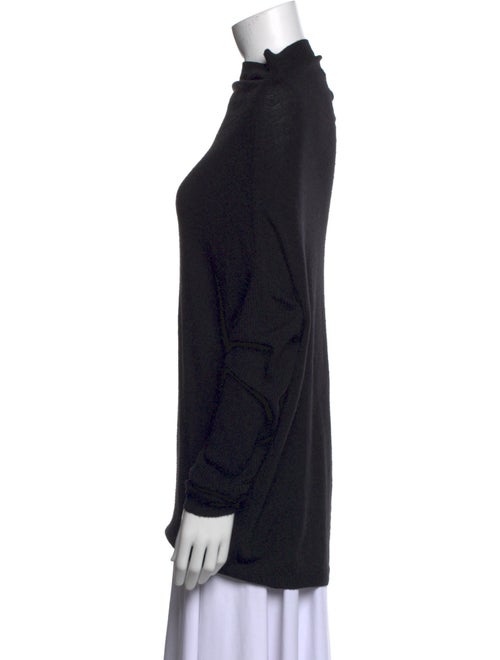 Rick Owens Merino Wool Mock Neck Sweater