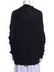 Rick Owens Merino Wool Mock Neck Sweater