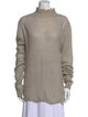 Rick Owens Mohair Mock Neck Sweater