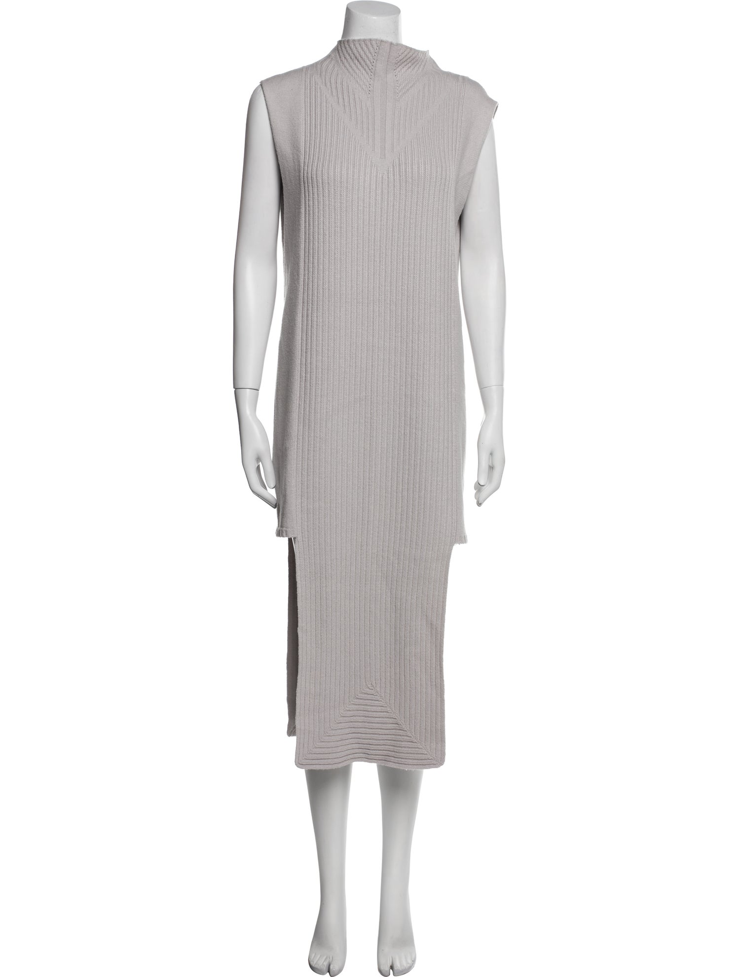 Rick Owens Turtleneck Midi Length Dress