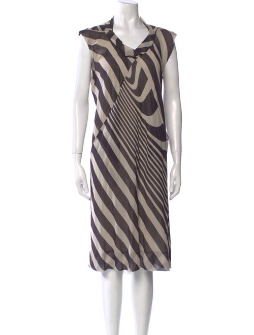 Rick Owens Silk Midi Length Dress