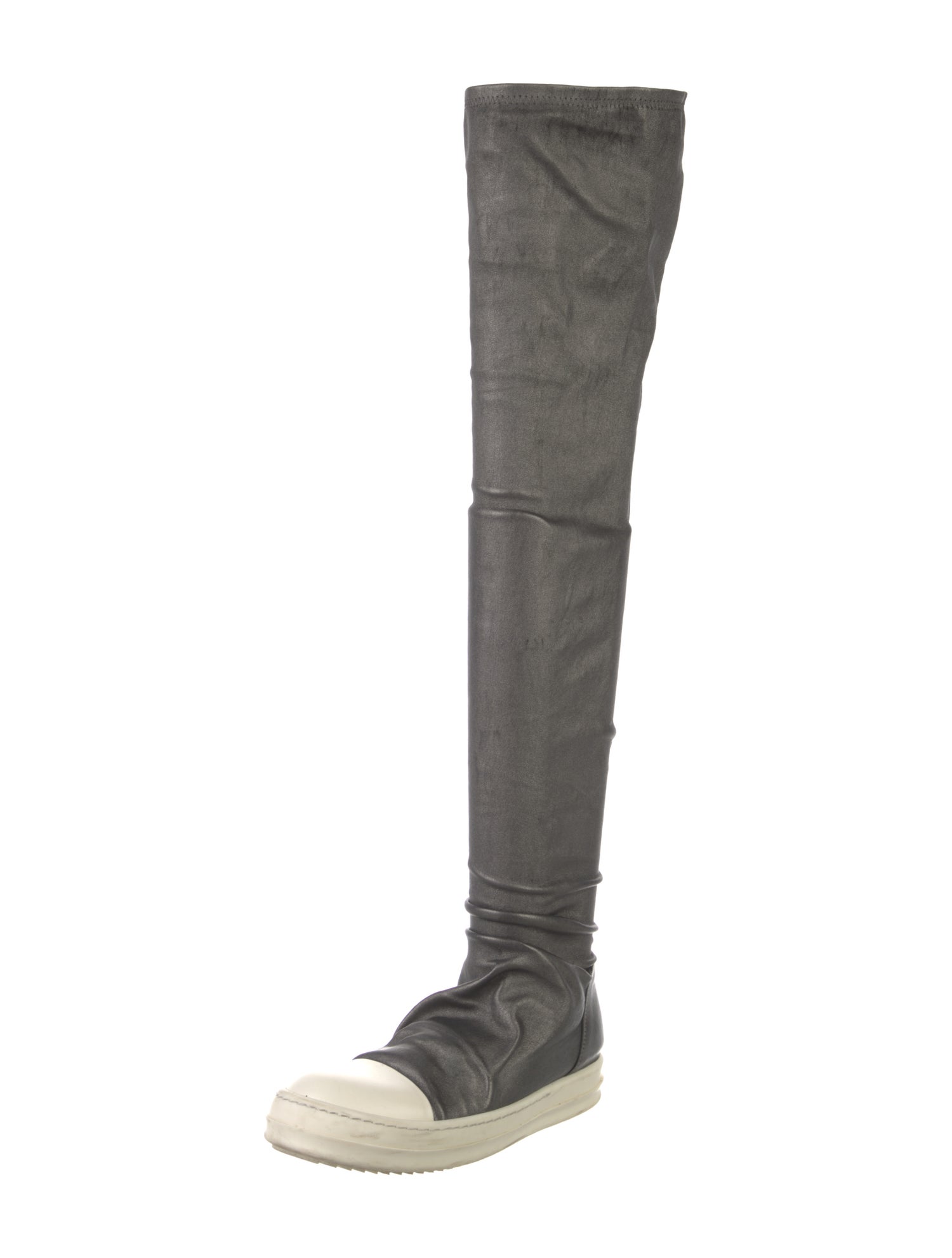 Rick Owens Leather Sock Sneakers