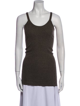 Rick Owens Scoop Neck Sleeveless Top