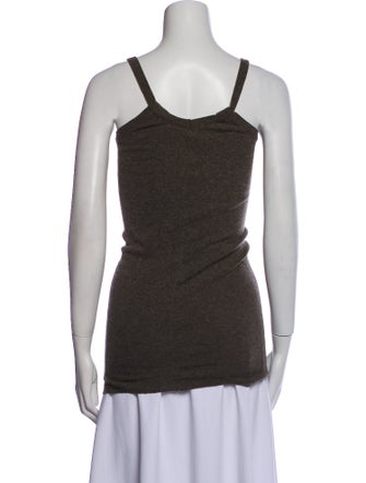 Rick Owens Scoop Neck Sleeveless Top