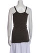 Rick Owens Scoop Neck Sleeveless Top