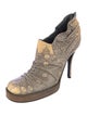 Rick Owens Snakeskin Printed Pumps