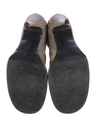 Rick Owens Snakeskin Printed Pumps