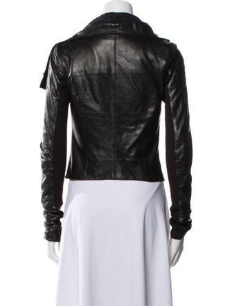 Rick Owens Lamb Leather Biker Jacket