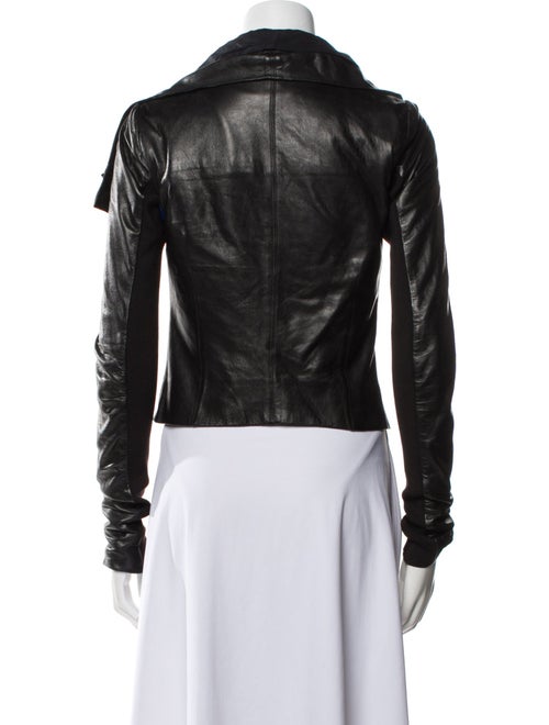 Rick Owens Lamb Leather Biker Jacket