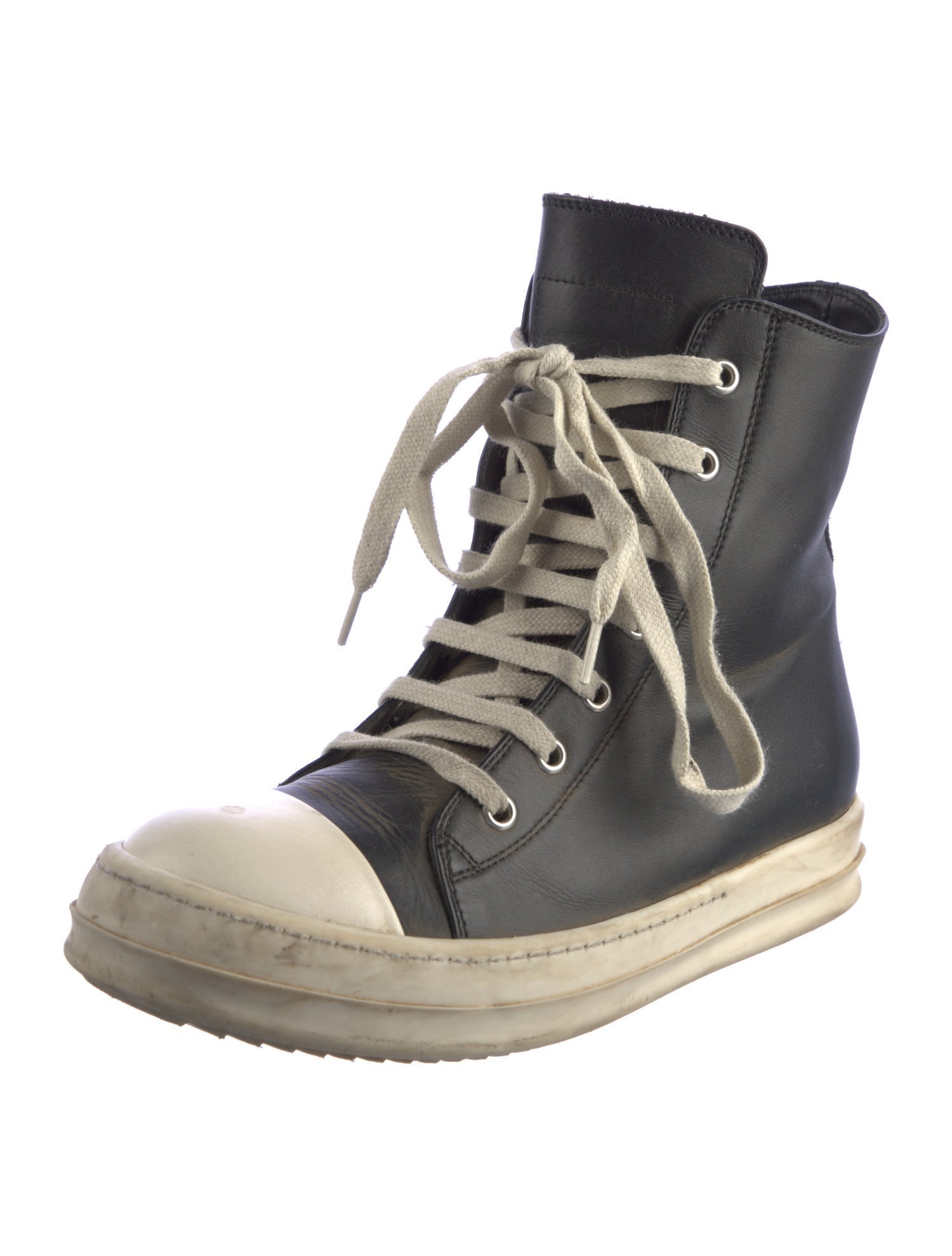 Rick Owens Leather Sneakers