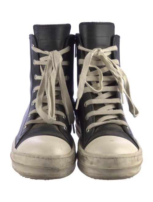 Rick Owens Leather Sneakers