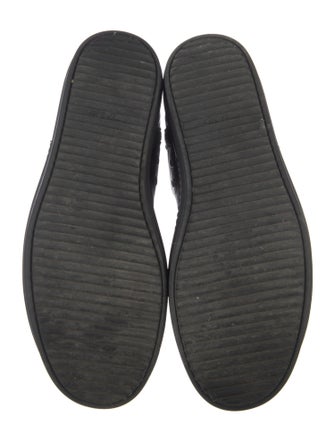 Rick Owens Leather Lace-Up Boots