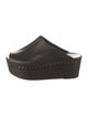 Rick Owens Leather Studded Accents Slides