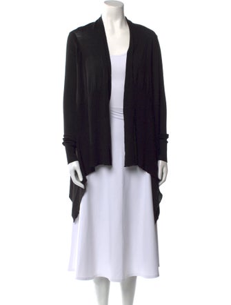 Rick Owens Wool Open Front Sweater