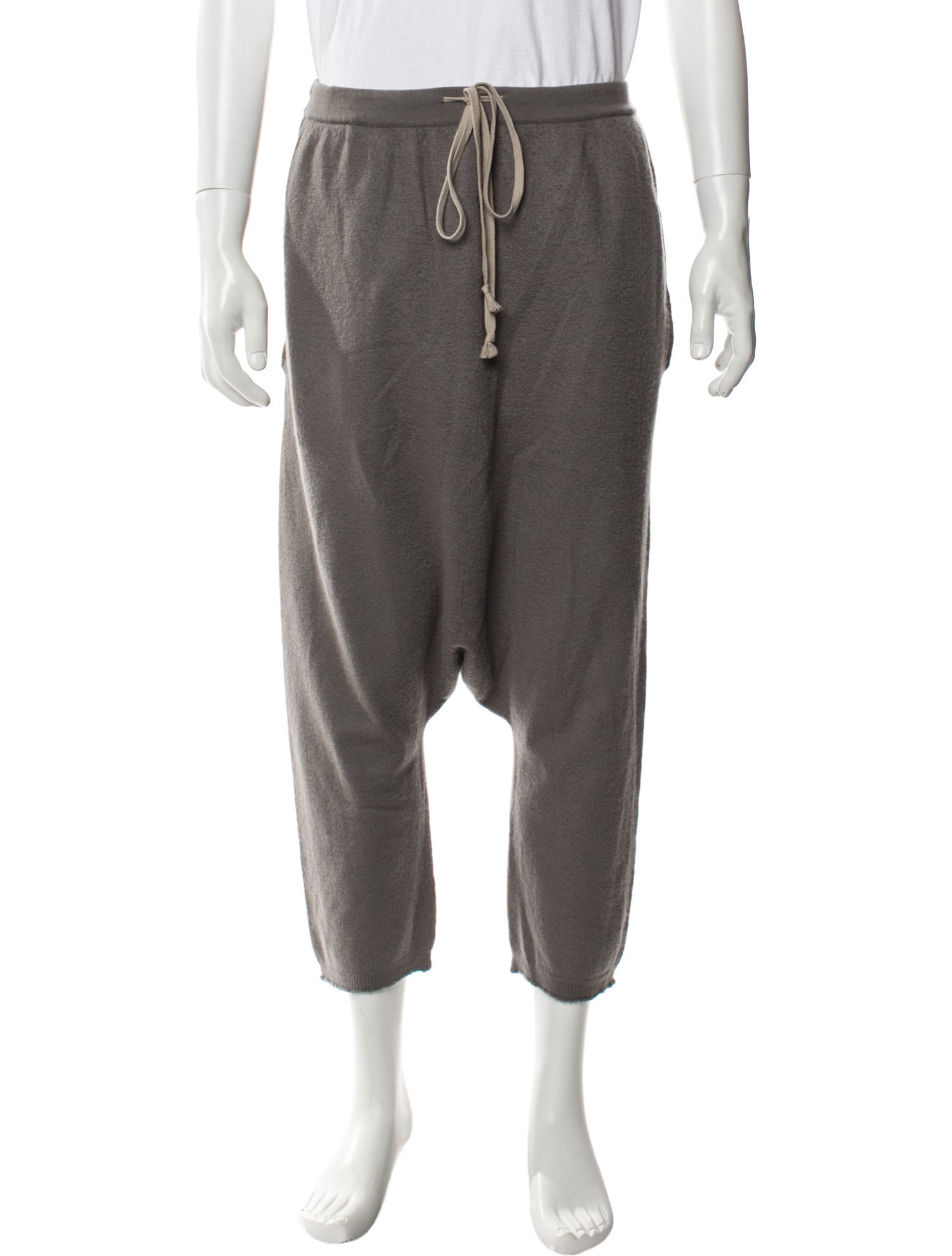 Rick Owens Cashmere Jogger Shorts