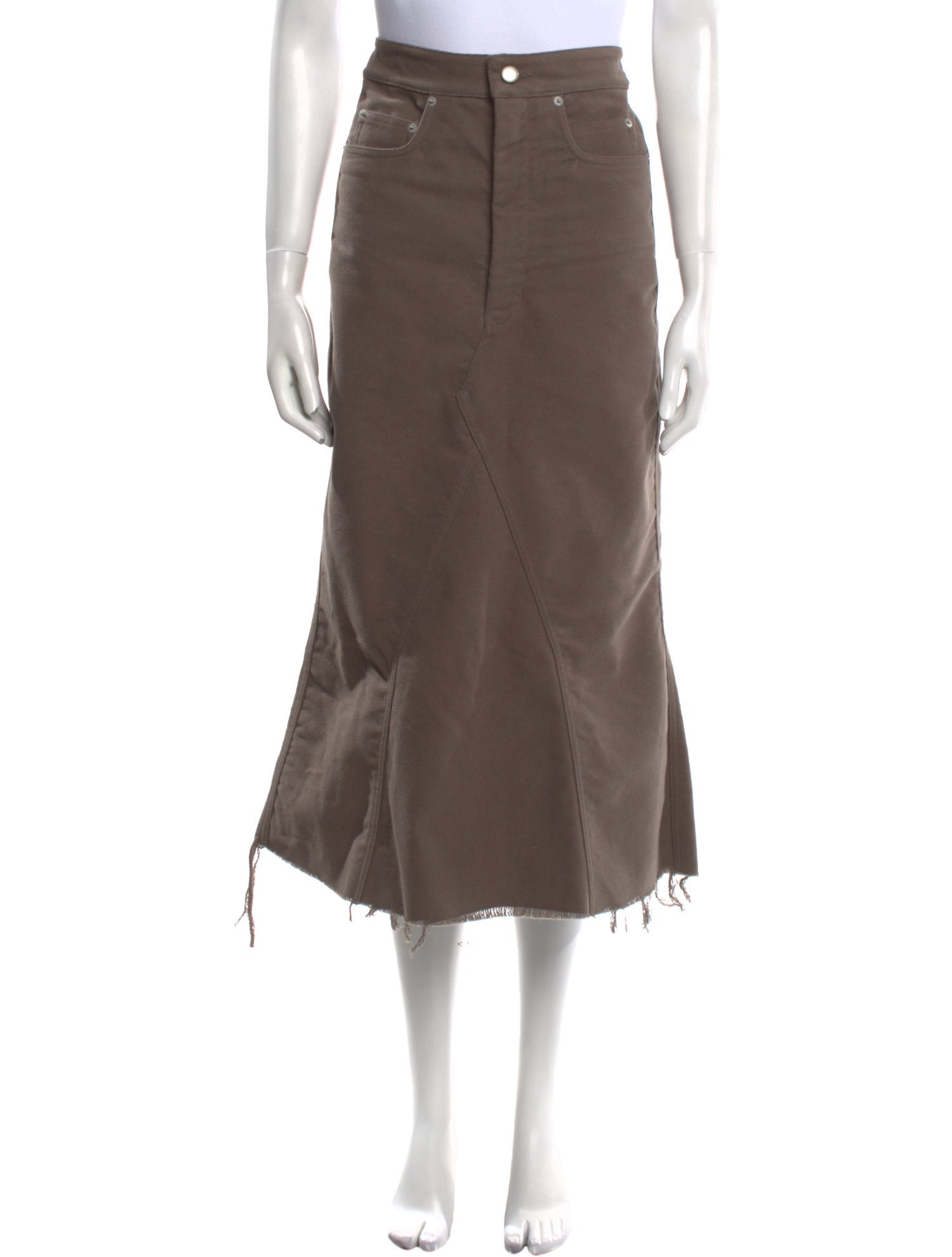 Rick Owens Midi Length Skirt w/ Tags