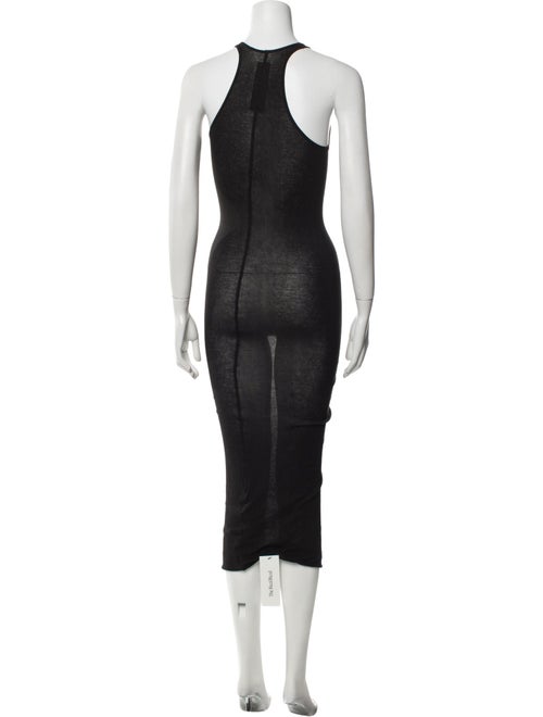 Rick Owens Scoop Neck Long Dress