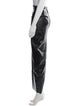 Rick Owens Raw-Edge Trim Long Skirt