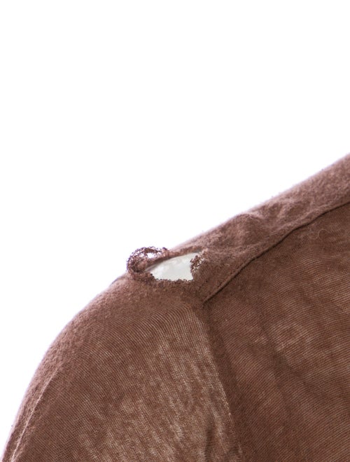 Rick Owens Scoop Neck Short Sleeve T-Shirt