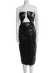 Rick Owens Strapless Knee-Length Dress
