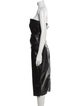 Rick Owens Strapless Knee-Length Dress