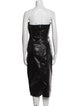 Rick Owens Strapless Knee-Length Dress