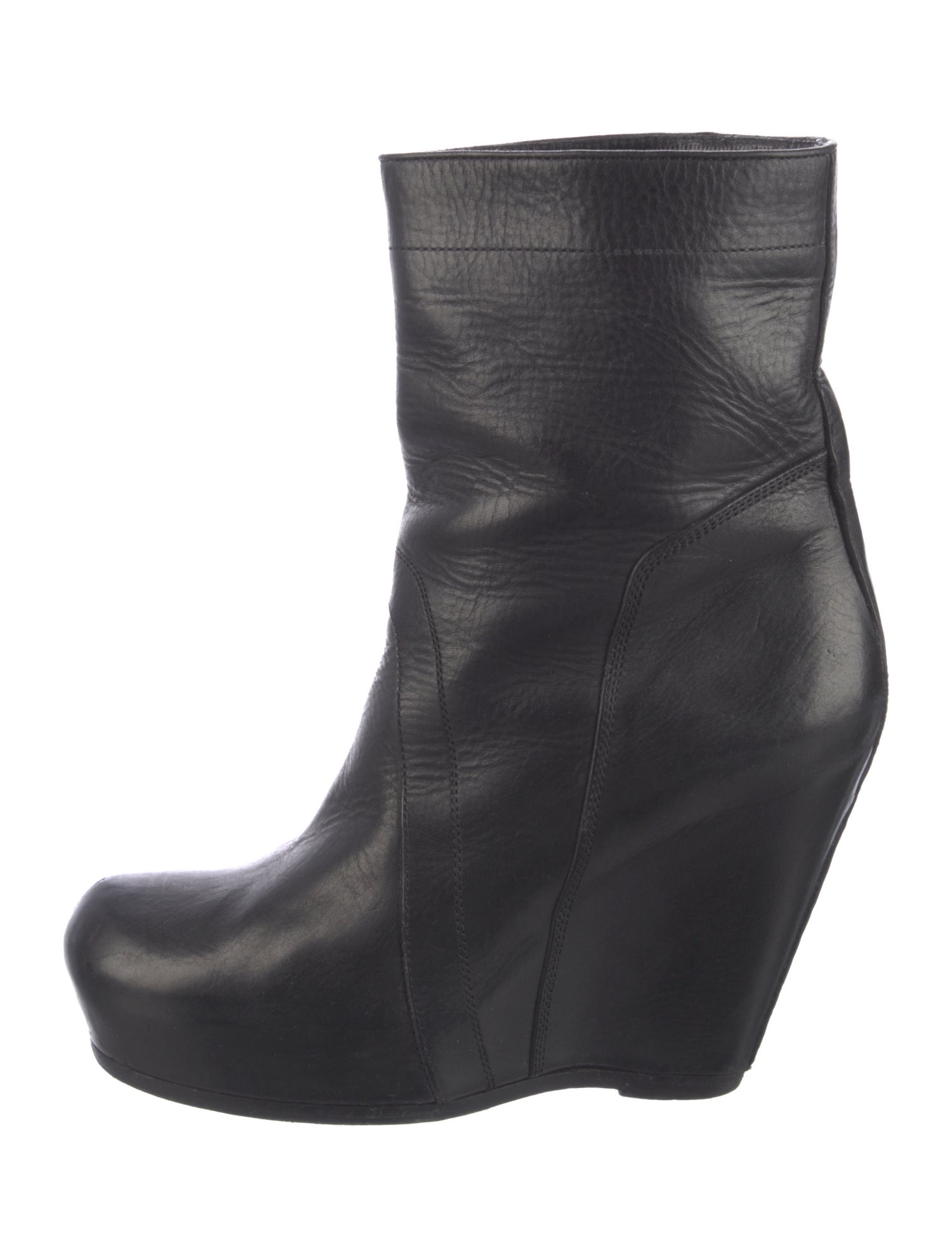 Rick Owens Leather Boots