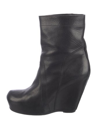 Rick Owens Leather Boots