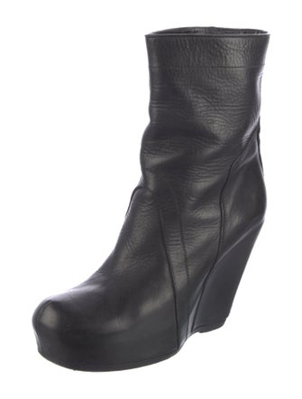 Rick Owens Leather Boots