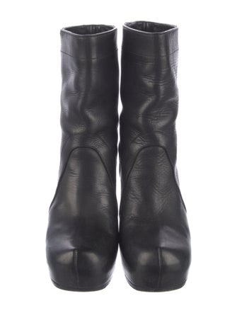Rick Owens Leather Boots