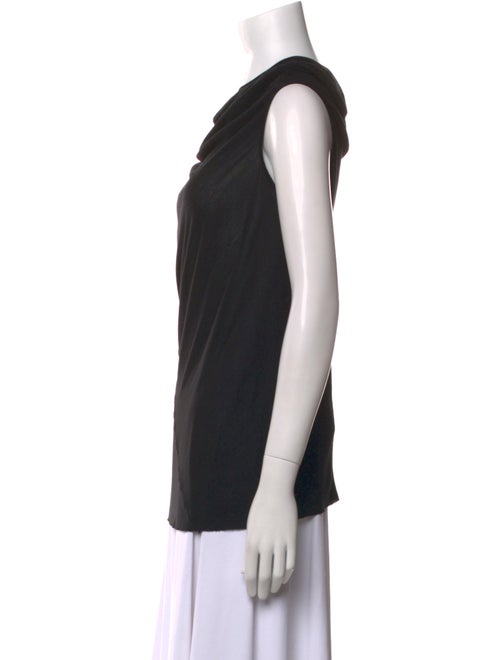 Rick Owens Cowl Neck Sleeveless Top