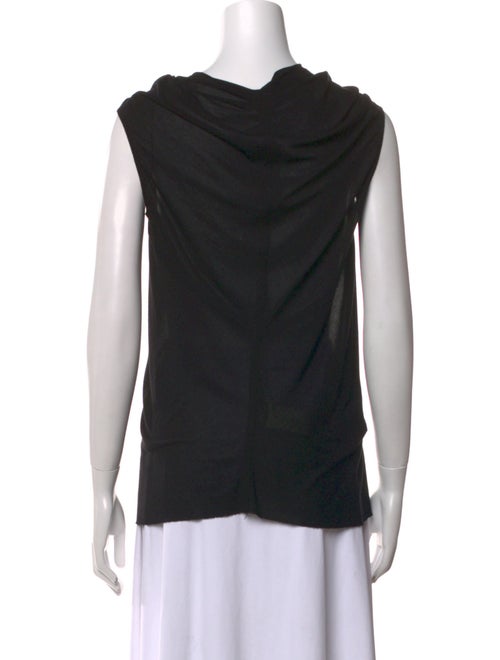 Rick Owens Cowl Neck Sleeveless Top