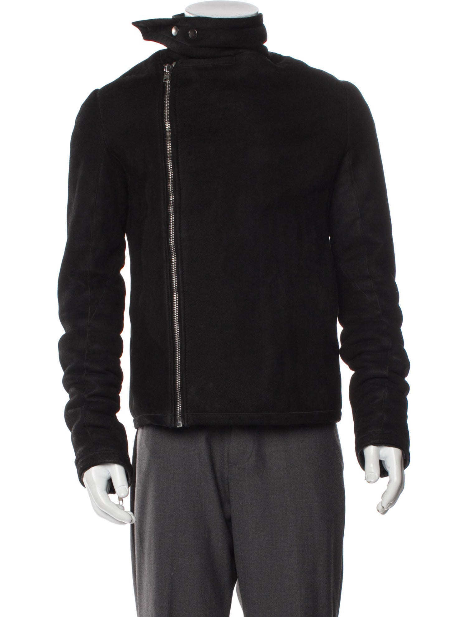 Rick Owens Shearling Moto Jacket
