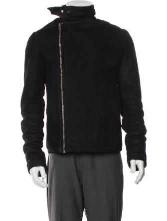 Rick Owens Shearling Moto Jacket