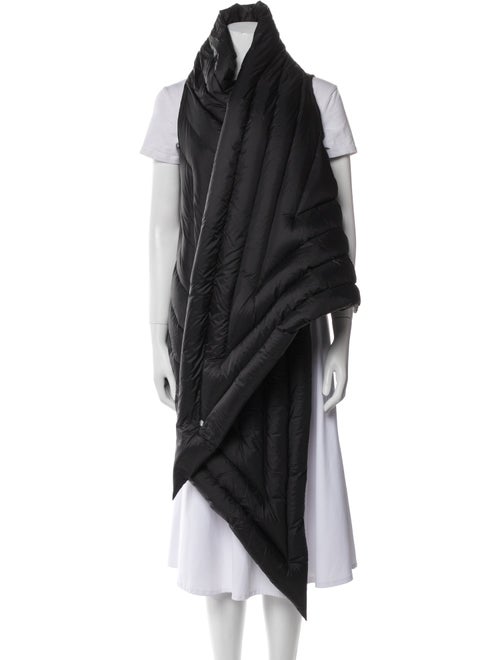 Rick Owens Nylon Striped Down Jacket