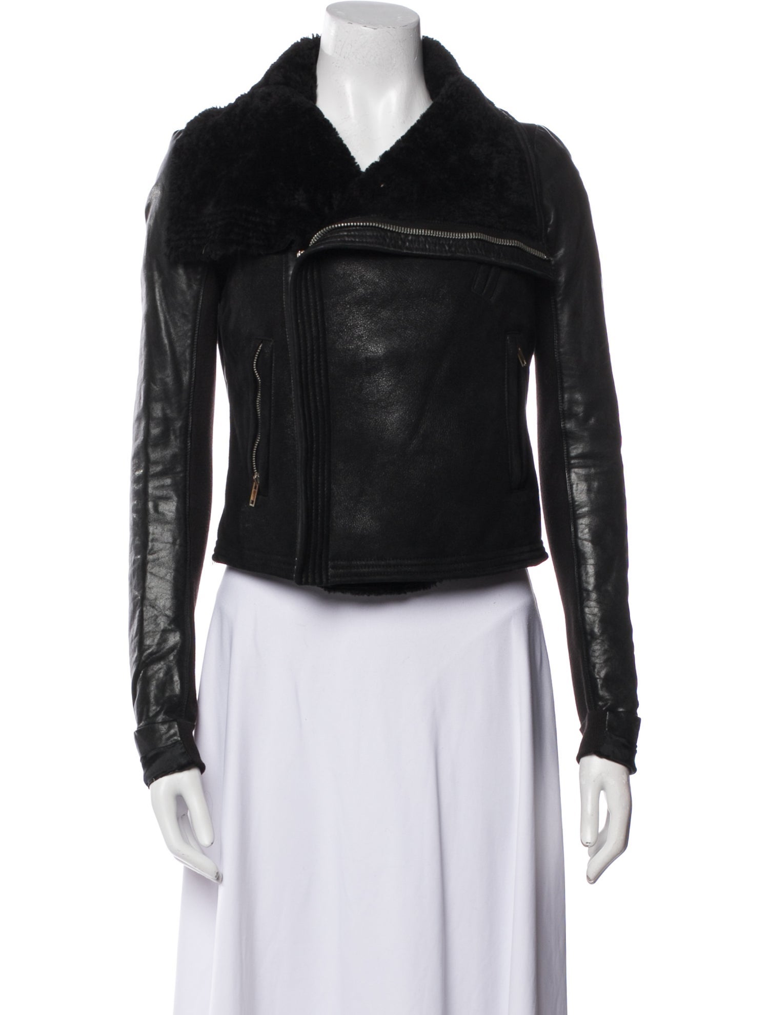 Rick Owens Vintage Suede Biker Jacket