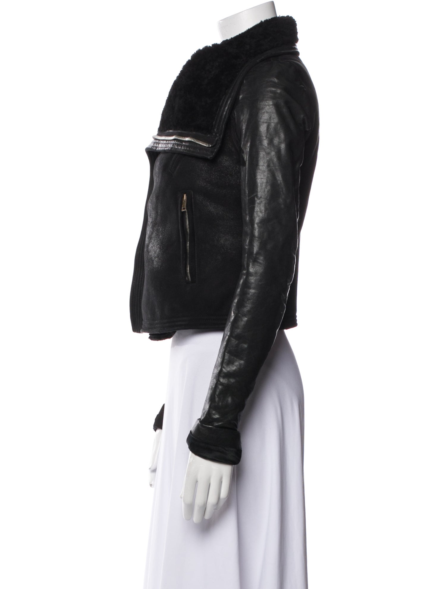 Rick Owens Vintage Suede Biker Jacket