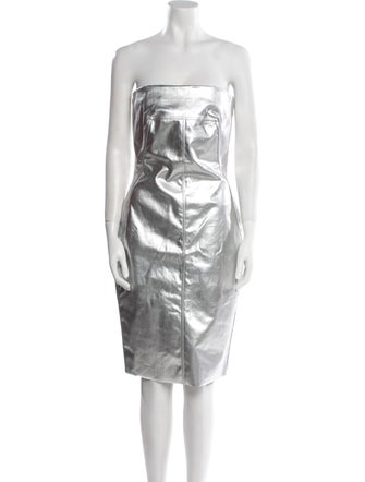 Rick Owens Strapless Mini Dress