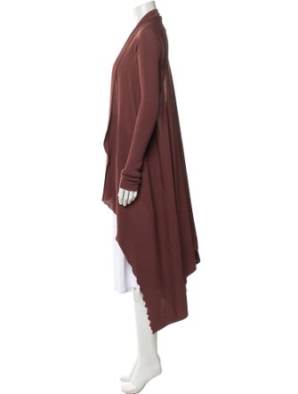 Rick Owens Virgin Wool Plunge Neckline Sweater