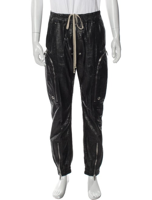Rick Owens Leather Joggers